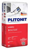Затирка для тонких швов всех типов плитки PLITONIT З БЕЛАЯ от магазина НЕЛМАР
